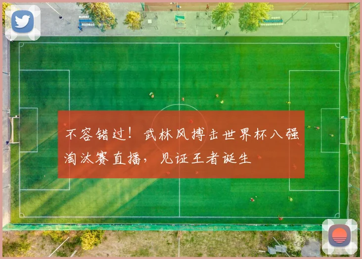 不容错过！武林风搏击世界杯八强淘汰赛直播，见证王者诞生